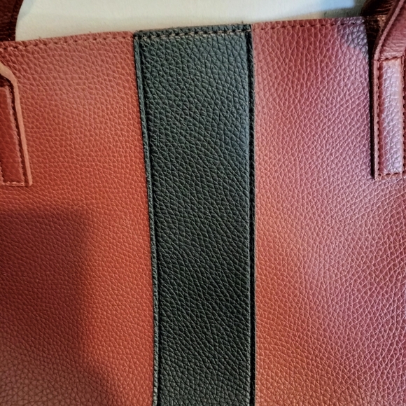 Vince Camuto Brown Vegan Leather Tote Bag - Picture 2 of 5